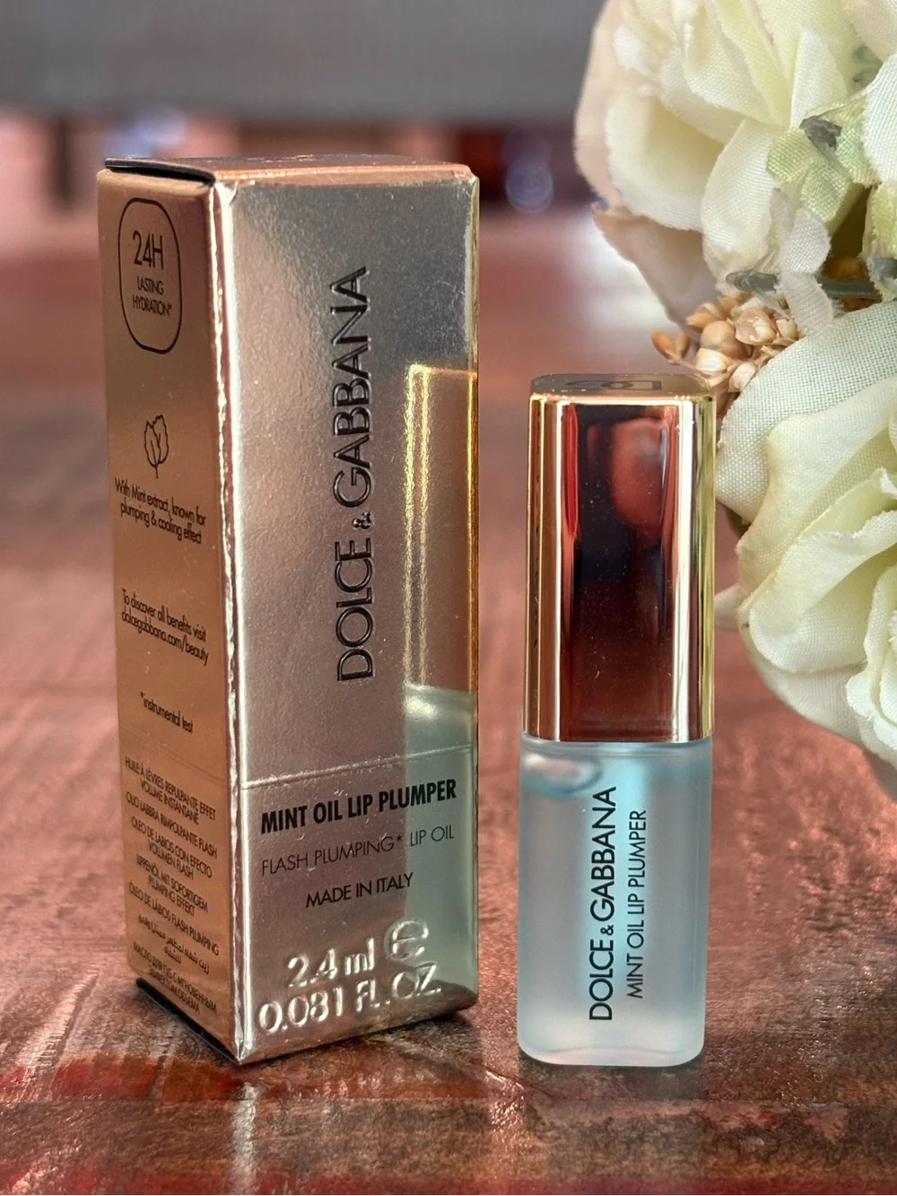 NEW Dolce & Gabbana MINT OIL LIP PLUMPER Mini!